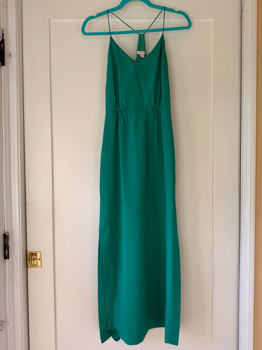 J Crew Teal Maxi Dress